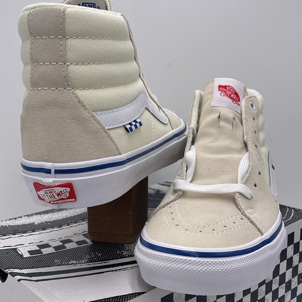 Vans Skate Sk8-Hi Sneakers in Off White - Picture 8 of 16